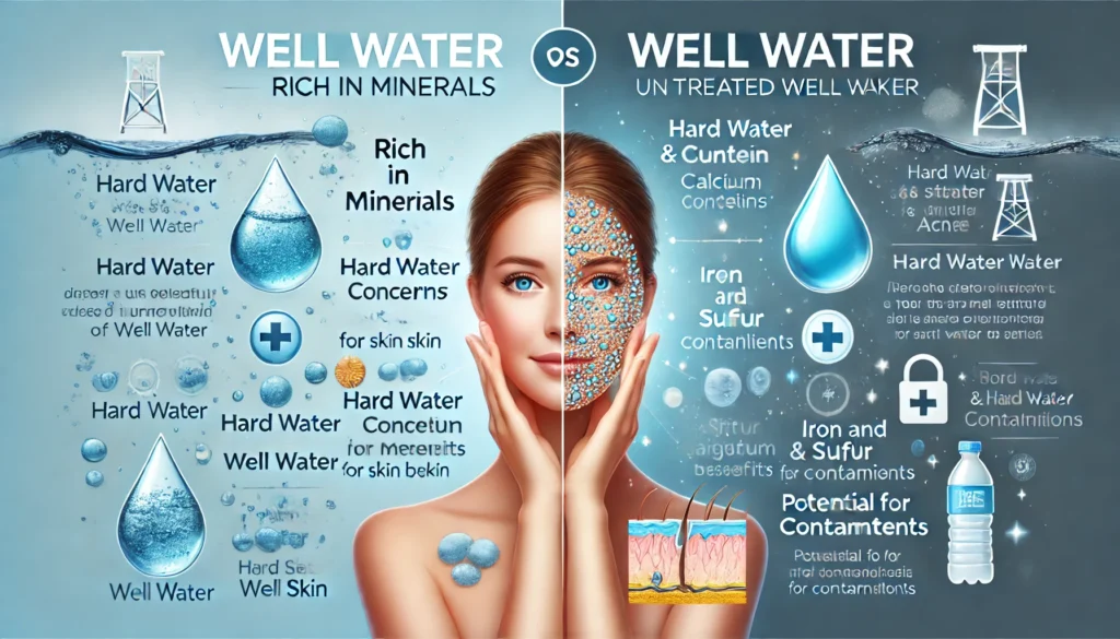 Benefits of well water for skin