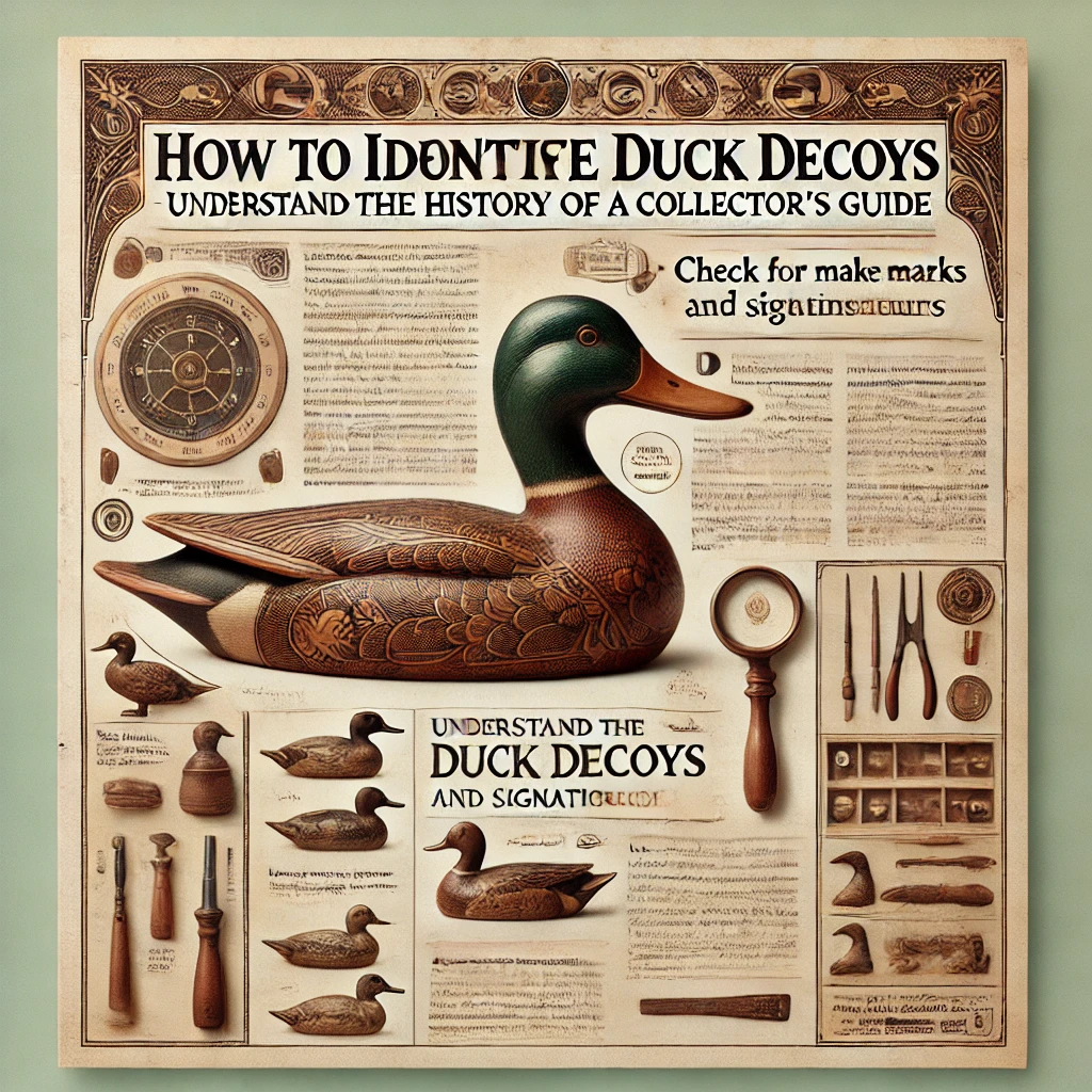 Duck decoy collecting guide