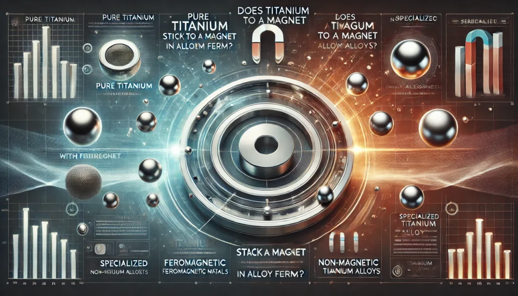 Testing titanium with a magnet