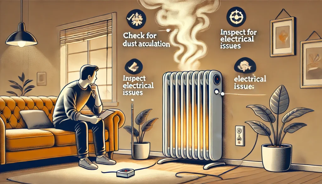 Troubleshooting electric space heater