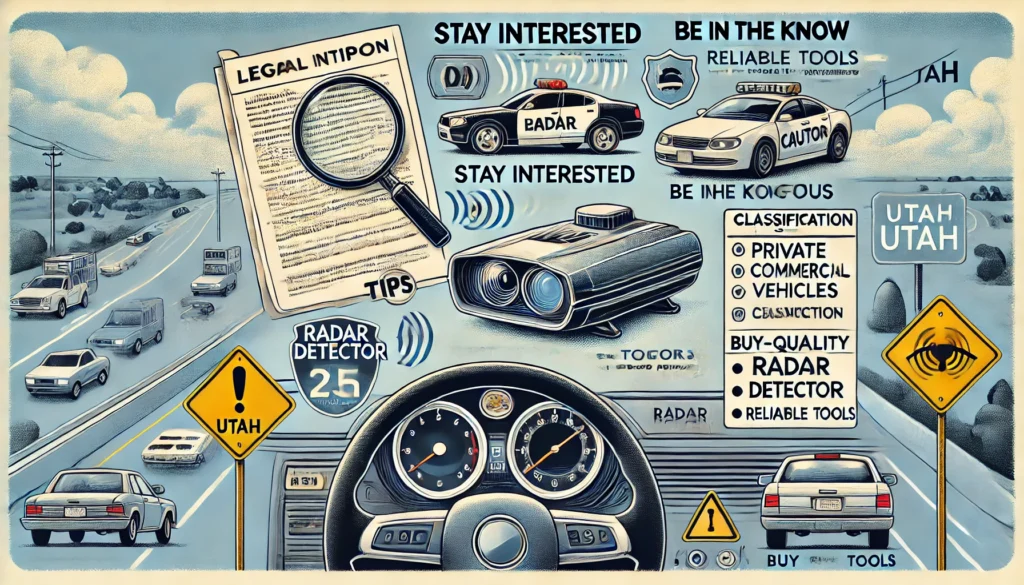 Are radar detectors legal in Utah