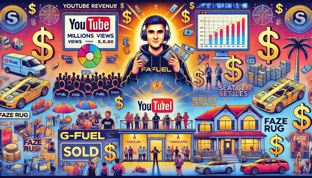 FaZe Rug YouTube revenue