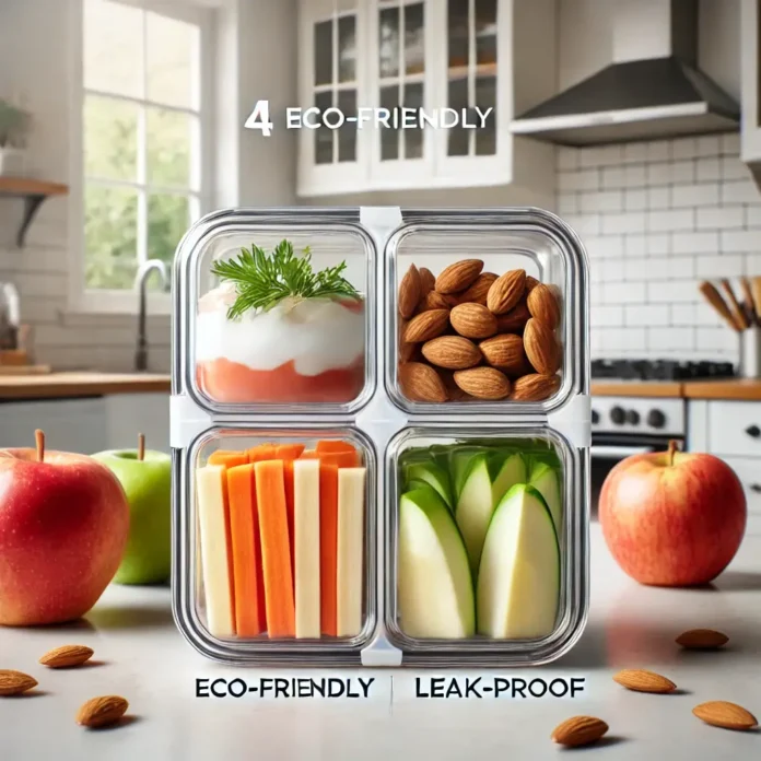 4-Compartment Snack Container