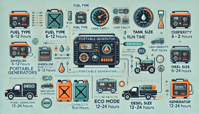 how long does a portable generator run